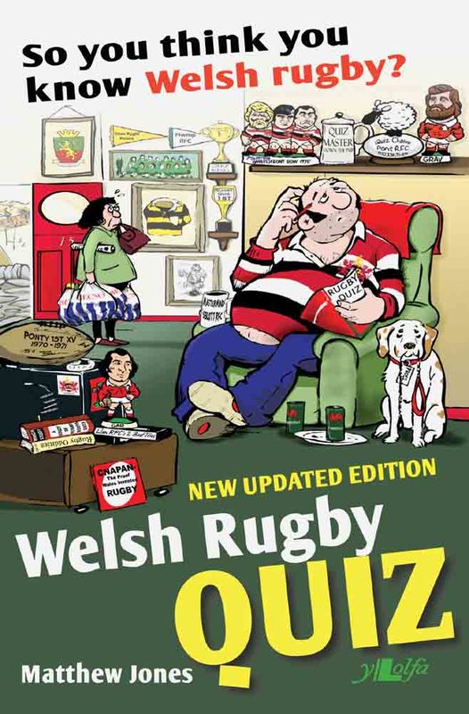 Llun o 'Welsh Rugby Quiz Book'